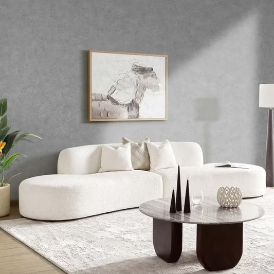 Randeer 4 seater sofa -cream