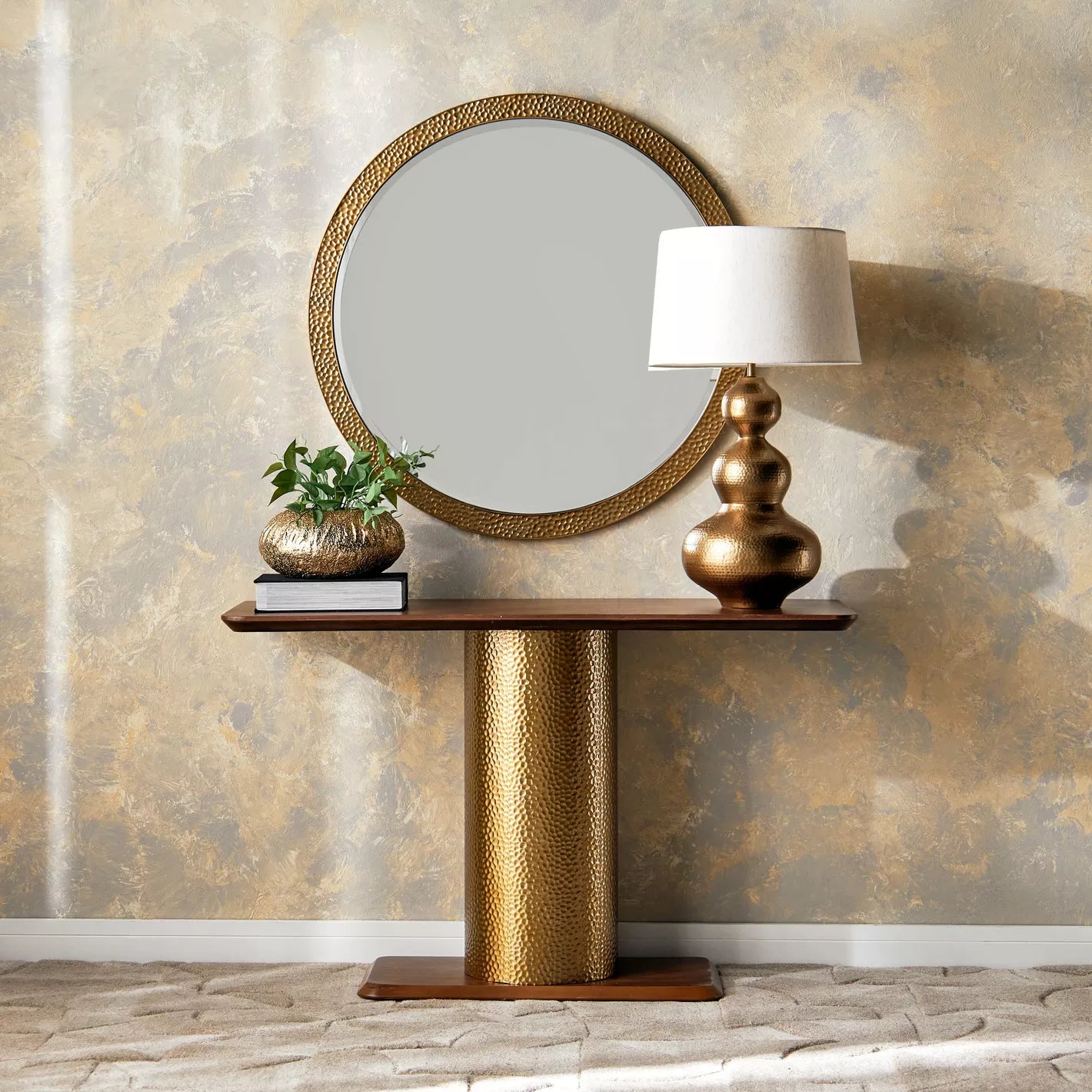 طاولة وحدة التحكم Amad مع مرآة