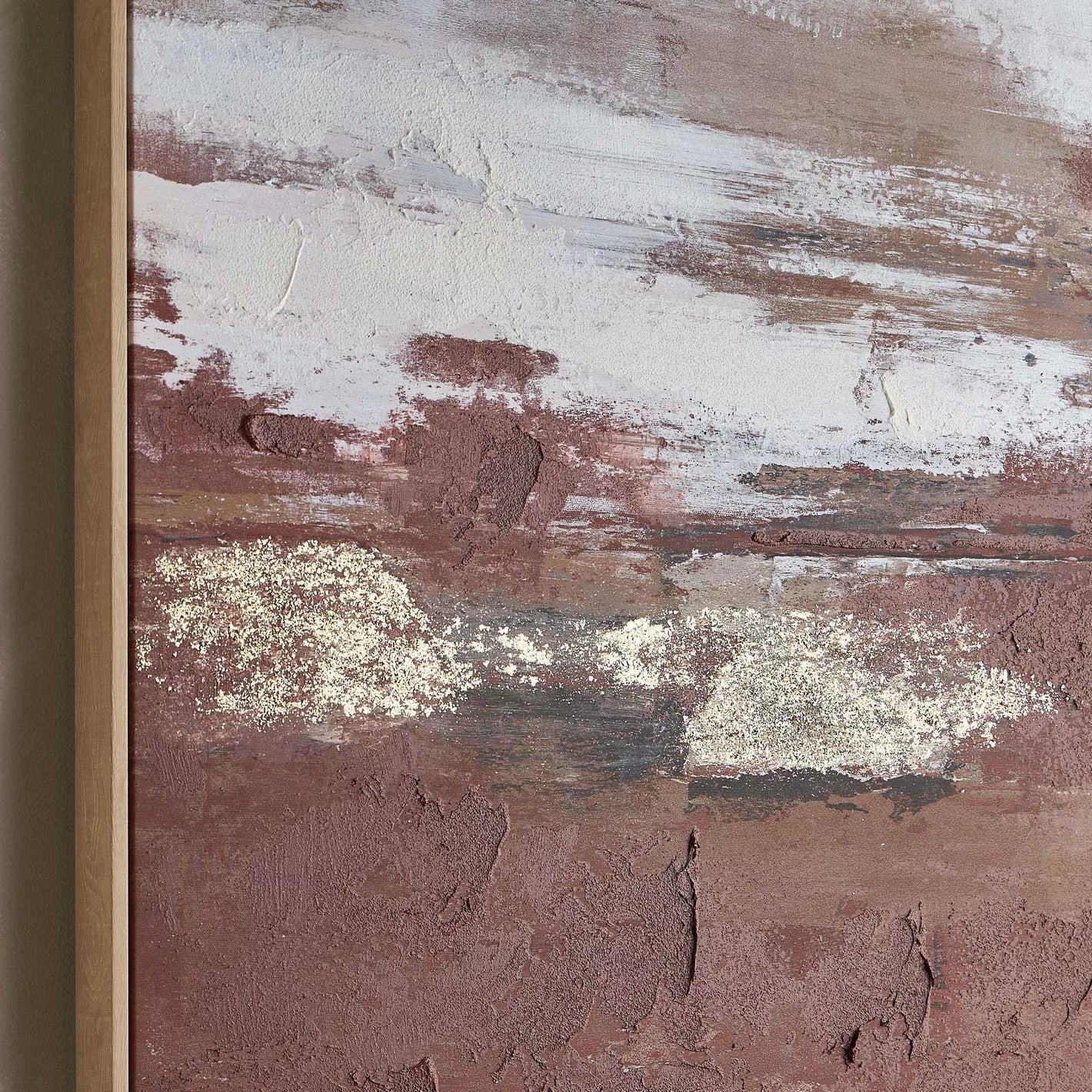 لوحة فنية جدارية مؤطرة من قماش سيسا - ١٠٢×١٠٢ سم