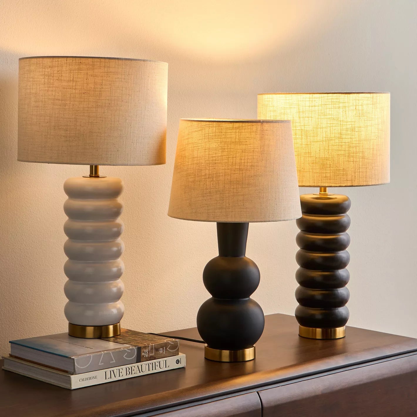 Nethe Ceramic Table Lamp - 50 cm