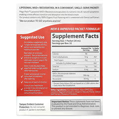أورورا نيوتراساينس، ليبوسومال NAD+/ريسفيراترول، 32 عبوة، 0.68 أونصة سائلة (20 مل) لكل عبوة