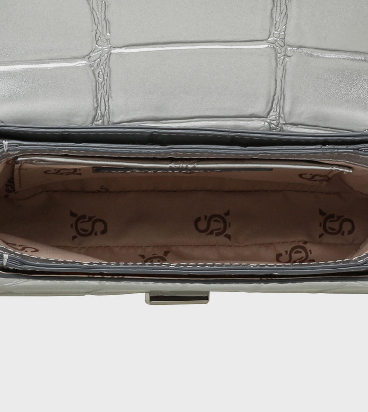 STEVE MADDEN Textured Top Handle Bag