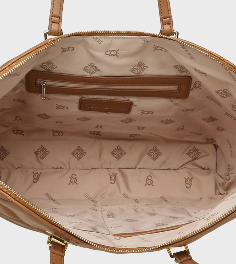 Steve Madden Logo Detail Puffer Tote Bag