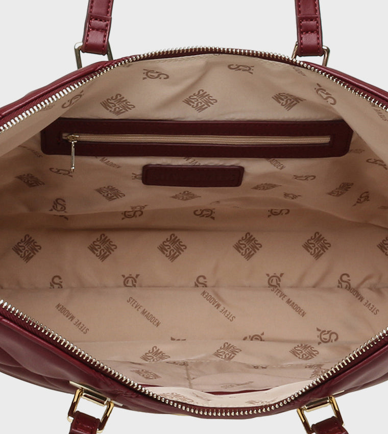 Steve Madden Logo Detail Puffer Tote Bag