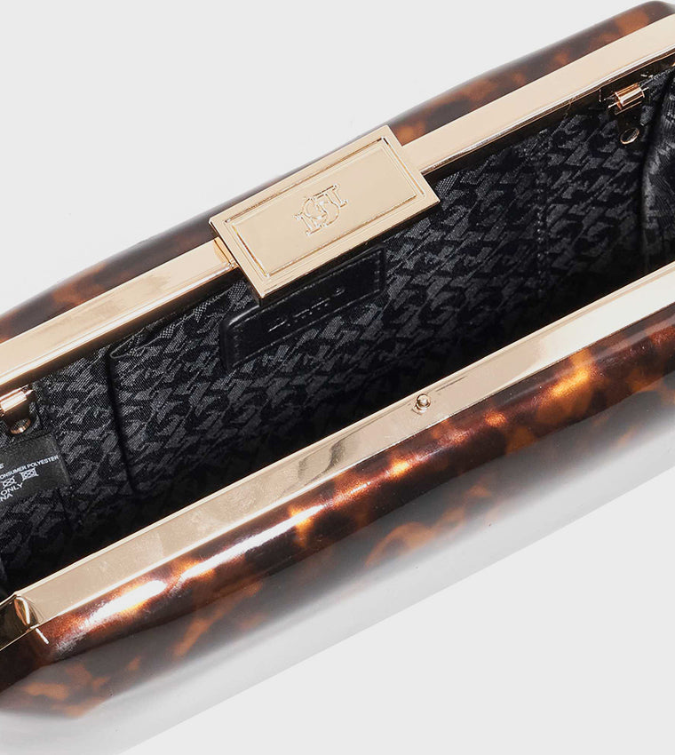 Dune London Printed Clutch Bag