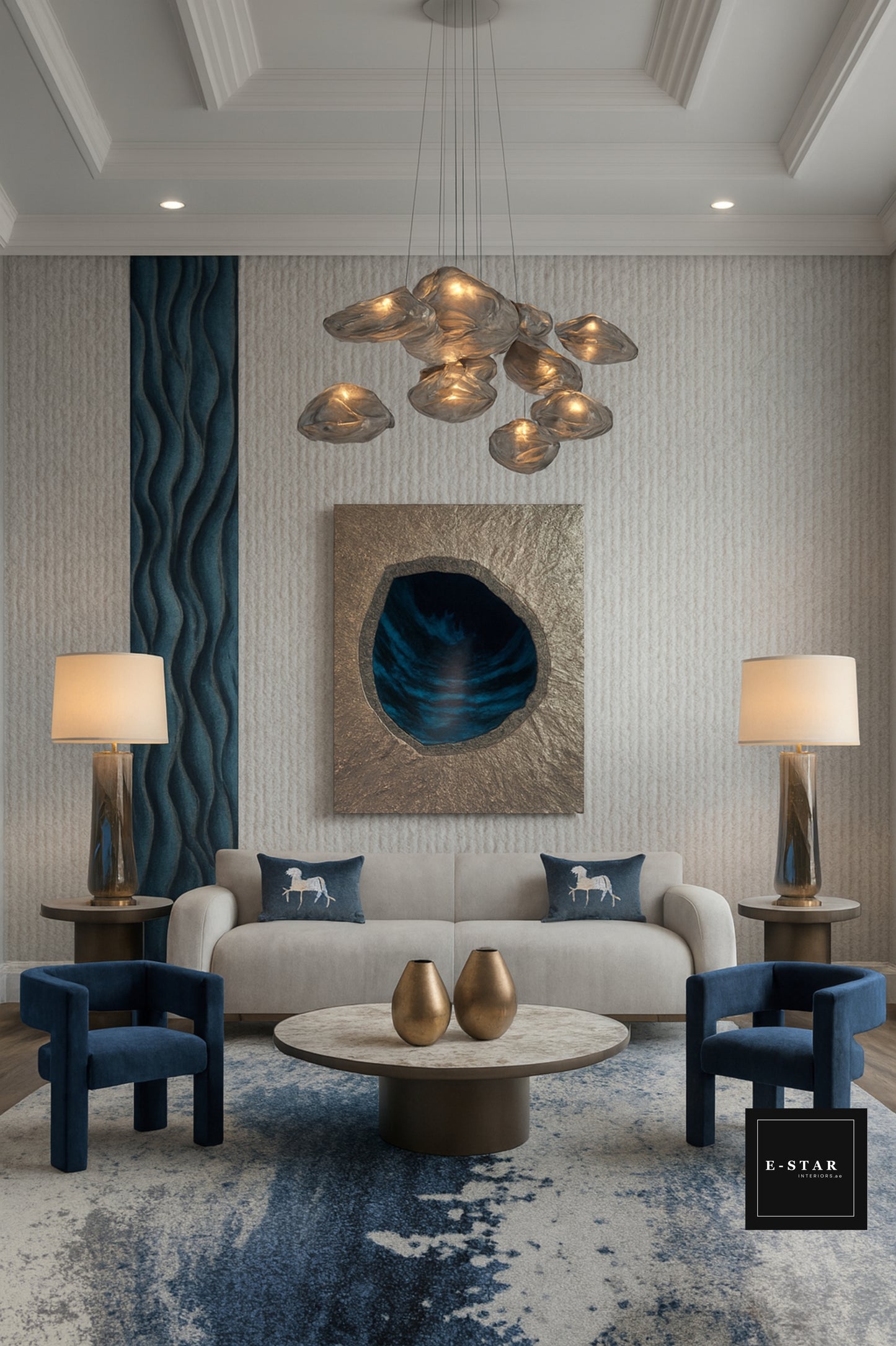 MODERN LIVING ROOM E-DESIGN