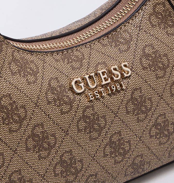 Guess CALISTA Logo Patterned Shoulder Bag