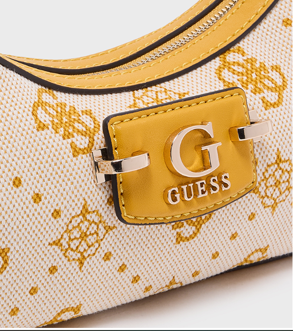 Guess NEDA Logo Patterned Shoulder Bag