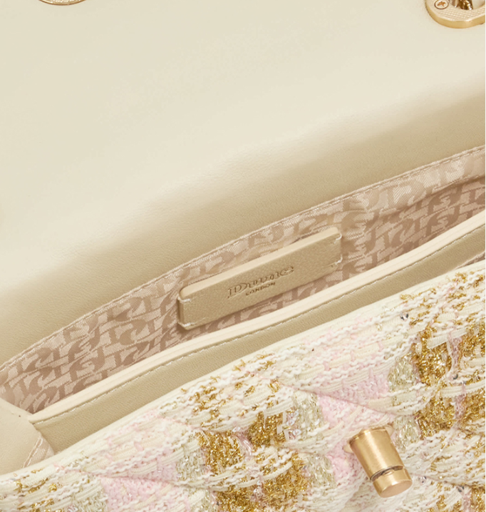 Dune London REGENT Patterned Flap Shoulder Bag