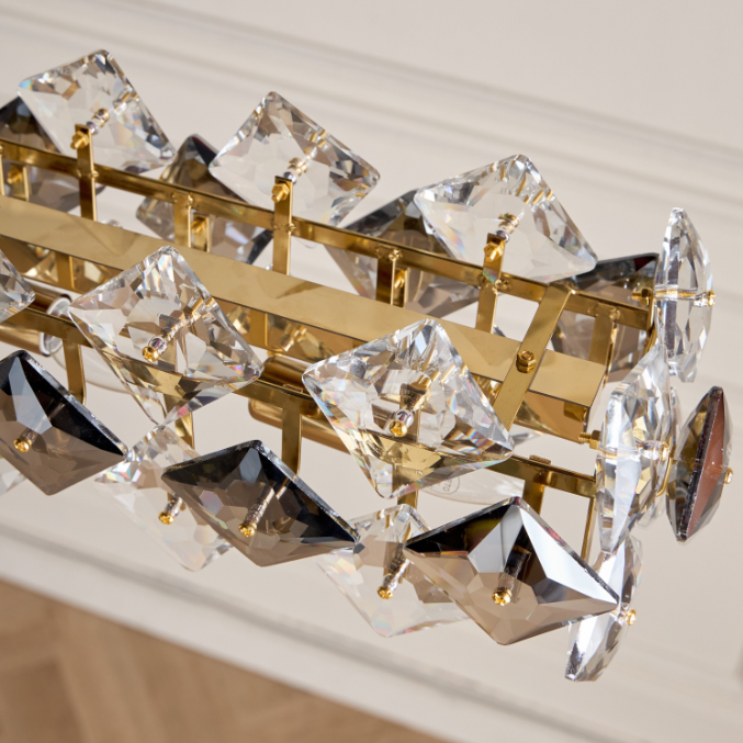 6-Lights Crystal Chandelier