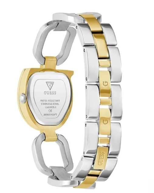 GUESS GIA Recycled Steel 22 mm Analog Watch