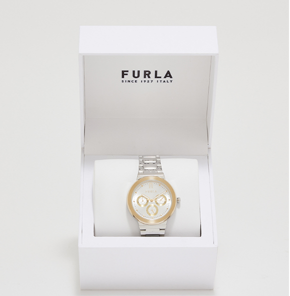 Furla TORTONA Silver Dial Analog Watch