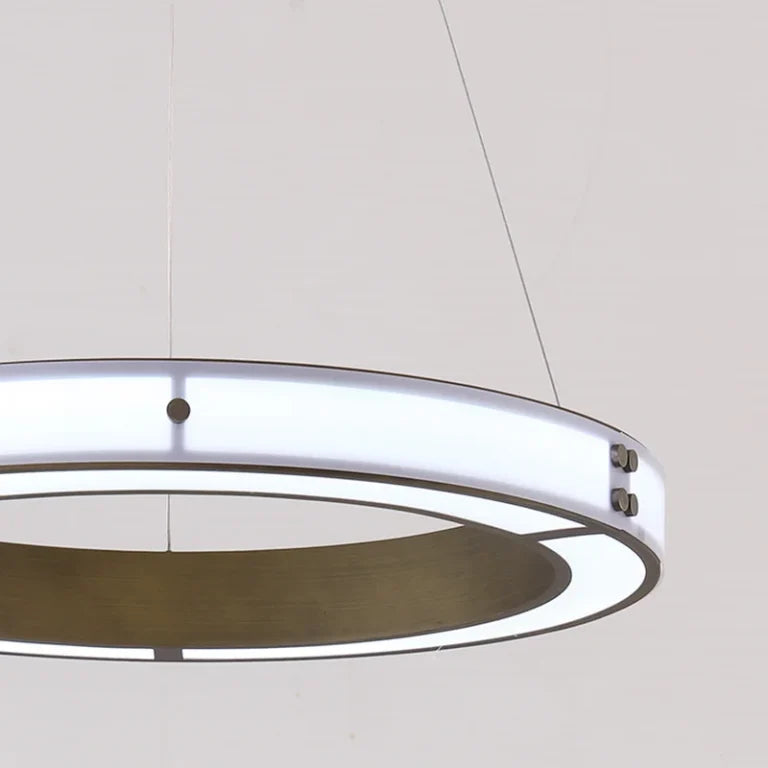 ثريا ستراتا LED مع زجاج (60 سم)