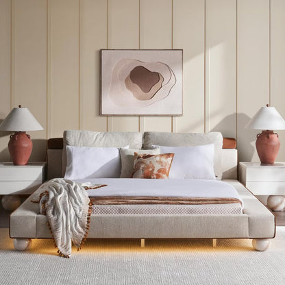 غرفة نوم جودسون، 5 قطع، 180×200 سم، أبيض عاجي 