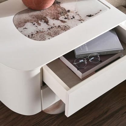 غرفة نوم جودسون، 5 قطع، 180×200 سم، أبيض عاجي 