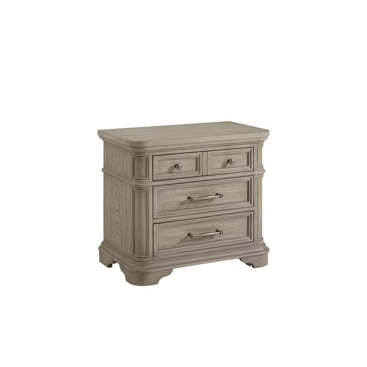 Oak 5 pcs bedroom set 180x200 cm - grey