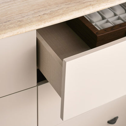 Rielly 6 pc bedroom set 180x200 cm - matte grey