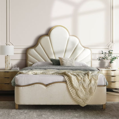 طقم غرفة نوم كلاسيكي من 5 قطع 180x200 سم - شامبانيا 