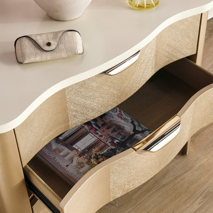 طقم غرفة نوم كلاسيكي من 5 قطع 180x200 سم - شامبانيا 