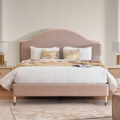 Riyah 6 pc bedroom set 180x200 cm - matt beige