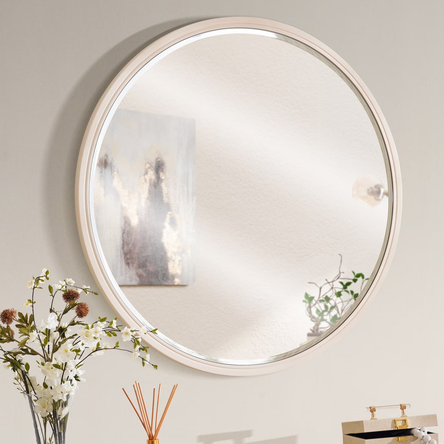 Riyah 6 pc bedroom set 180x200 cm - matt beige