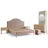 Riyah 6 pc bedroom set 180x200 cm - matt beige