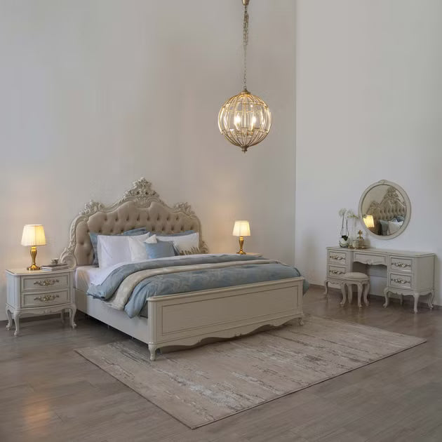 Vintage 6 pc bedroom set 200x200 cm