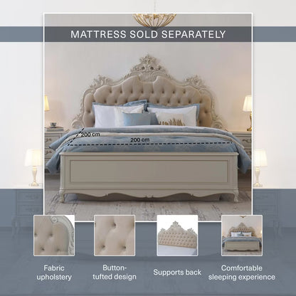 Vintage 6 pc bedroom set 200x200 cm