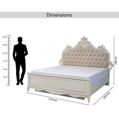 Vintage 6 pc bedroom set 200x200 cm