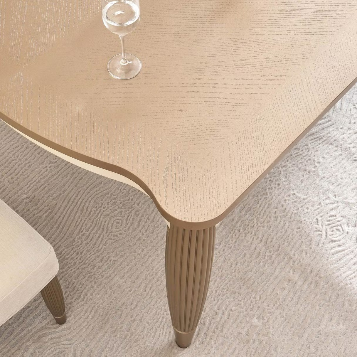 Yucerne 1+10 dining set - champagne