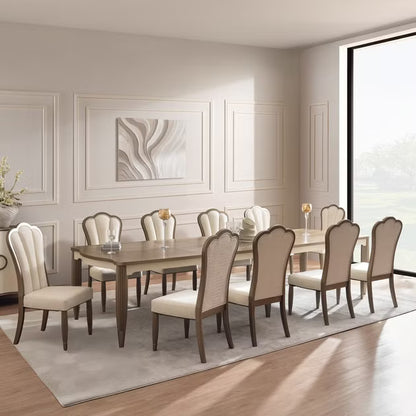 Yucerne 1+10 dining set - champagne