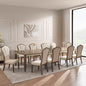 Yucerne 1+10 dining set - champagne