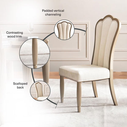 Yucerne 1+10 dining set - champagne