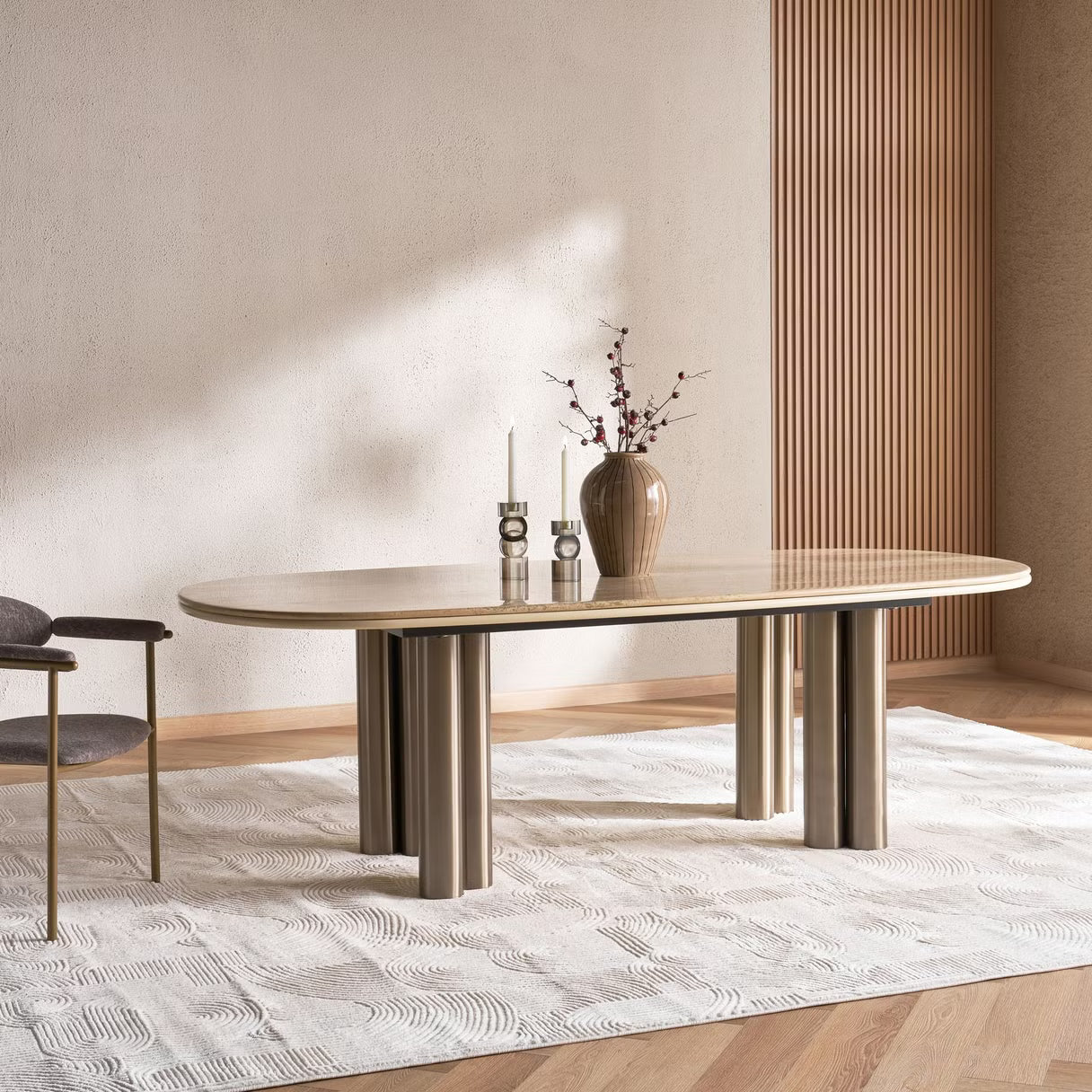 Zica 1+8 seater dining set with beatrix chairs package