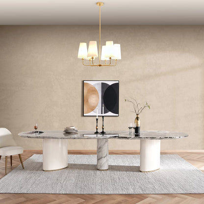 طقم طعام عليان 1+12 مقعدًا مع مجموعة كراسي ألجيرون 