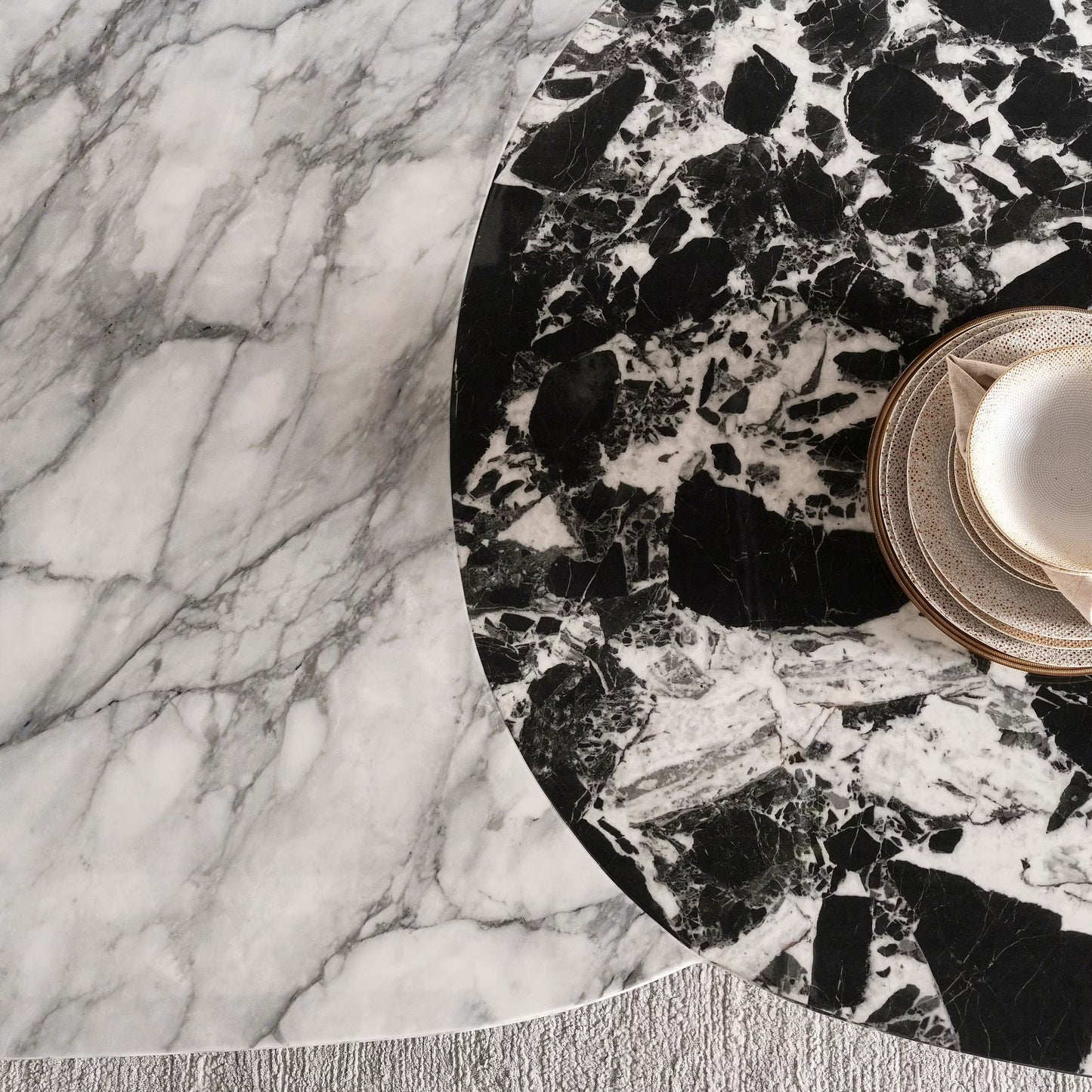 طقم طعام عليان 1+12 مقعدًا مع مجموعة كراسي ألجيرون 