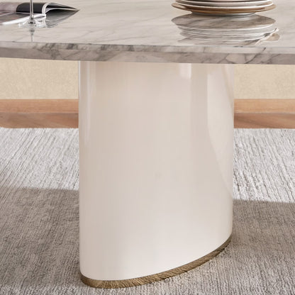 طقم طعام عليان 1+12 مقعدًا مع مجموعة كراسي ألجيرون 