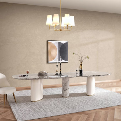 طقم طعام عليان 1+12 مقعدًا مع مجموعة كراسي ألجيرون 