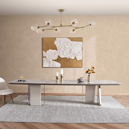 Tiago 1+10 seater dining set with algerone chairs package