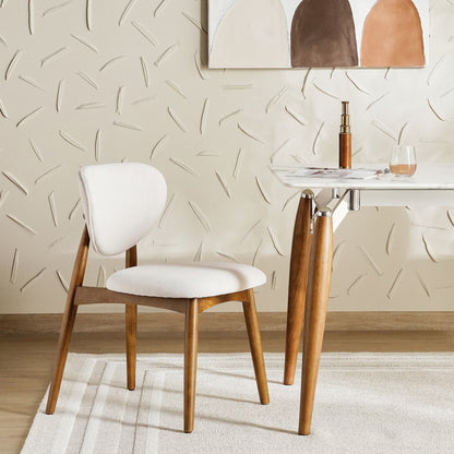 طقم طعام لونيا 1+6 مقاعد مع مجموعة كراسي لونيا 