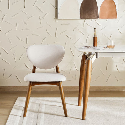 طقم طعام لونيا 1+6 مقاعد مع مجموعة كراسي لونيا 