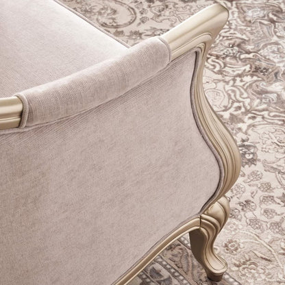 طقم أريكة آنا 3+3+1+1 - فضي 