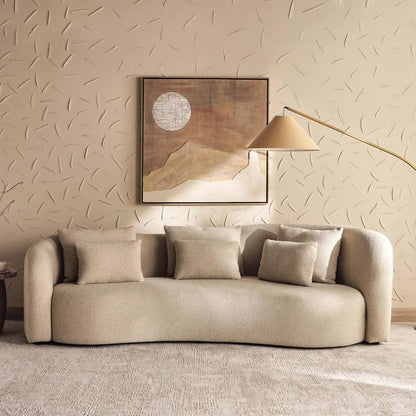 أريكة هيرم 4 مقاعد - بيج 