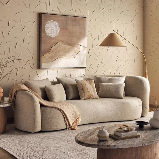 Herm 4 seater sofa - beige