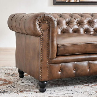 Amta 2 seater sofa - brown