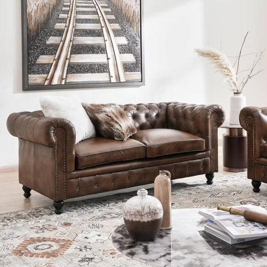 Amta 2 seater sofa - brown