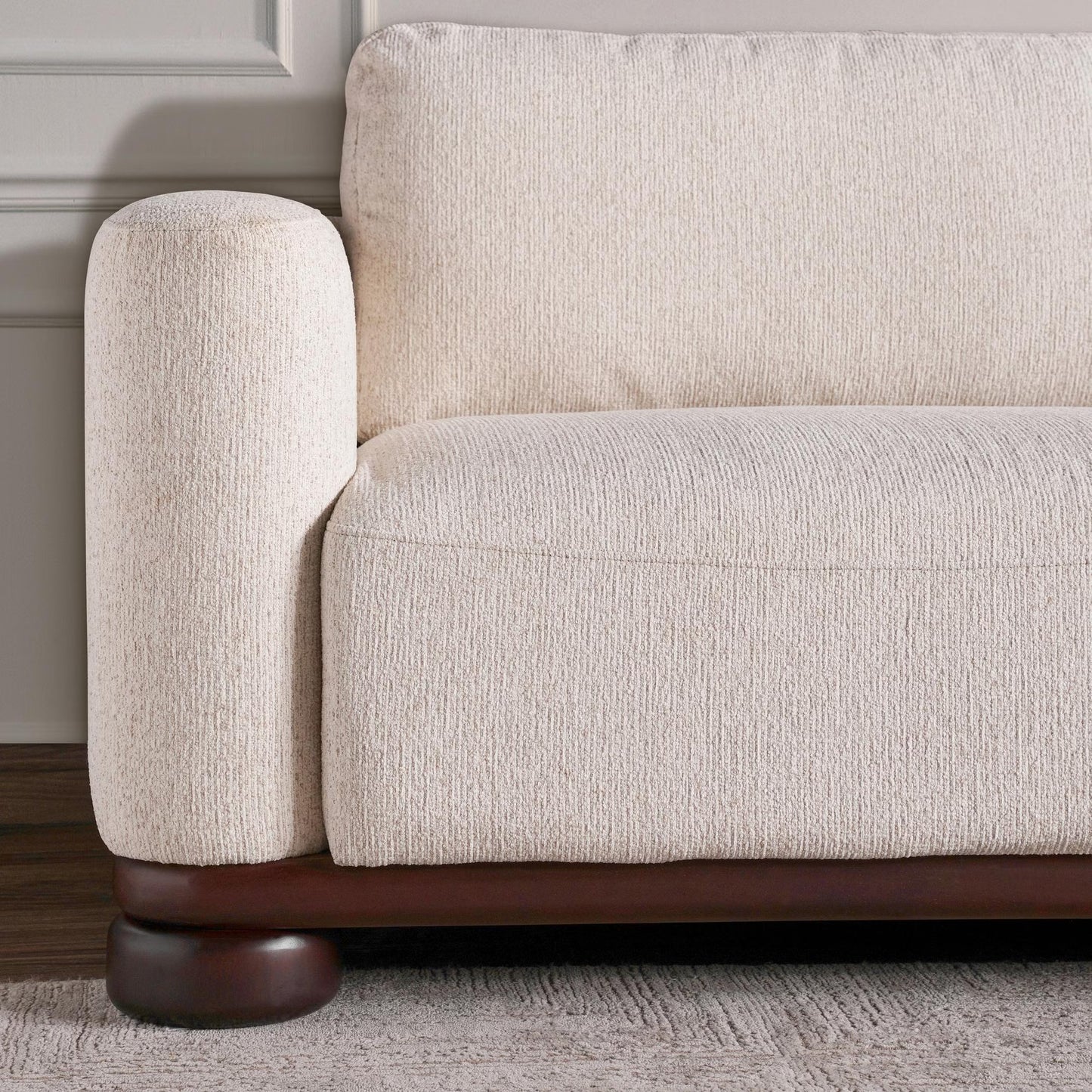 أريكة راك بثلاثة مقاعد - بيضاء 