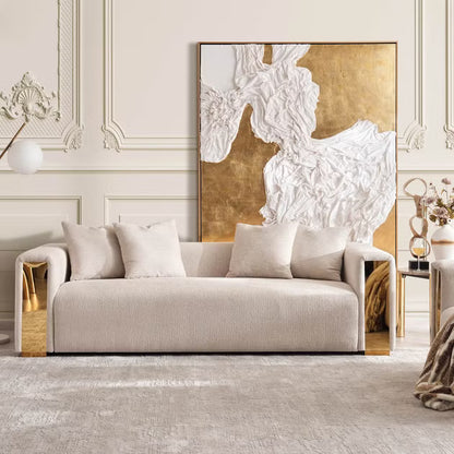 أريكة بانون 4 مقاعد - كريمي 