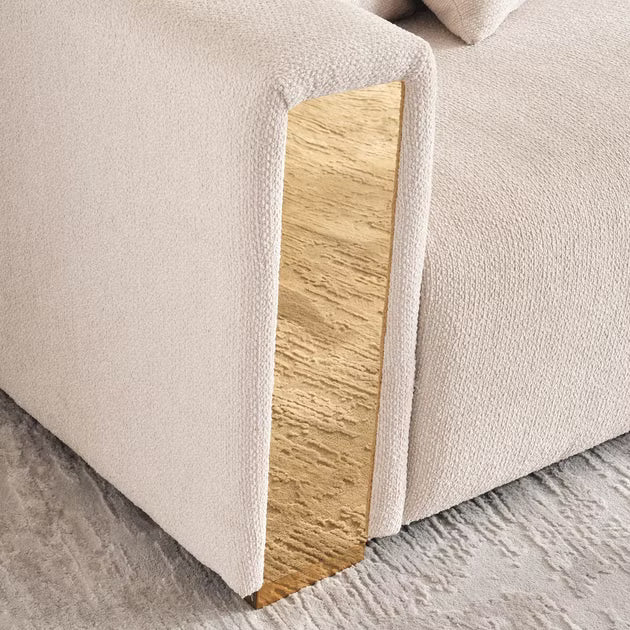 أريكة بانون 4 مقاعد - كريمي 