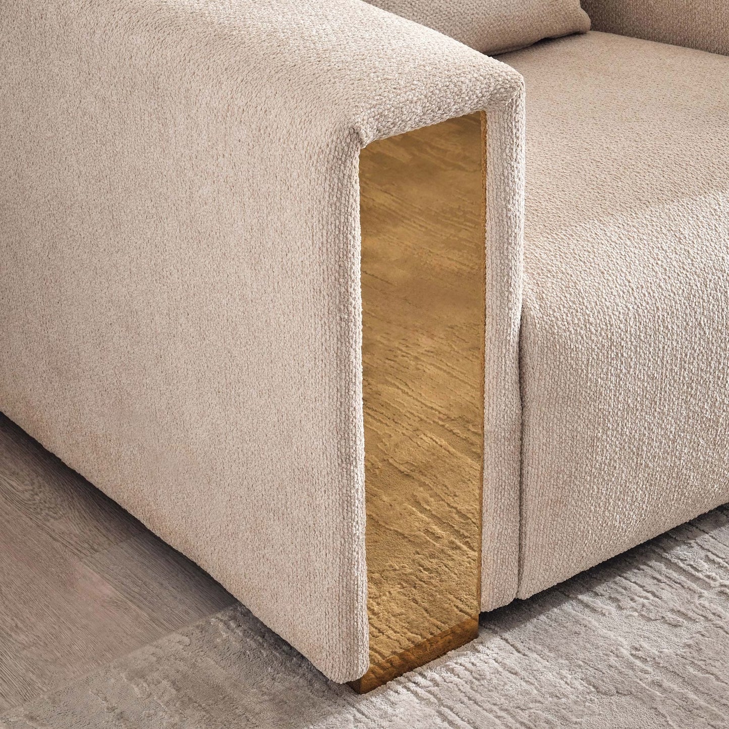 أريكة رانو ذات المقعد الواحد - كريمي 